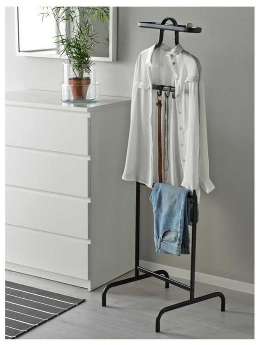 Cabide de ombro preto Mulig IKEA