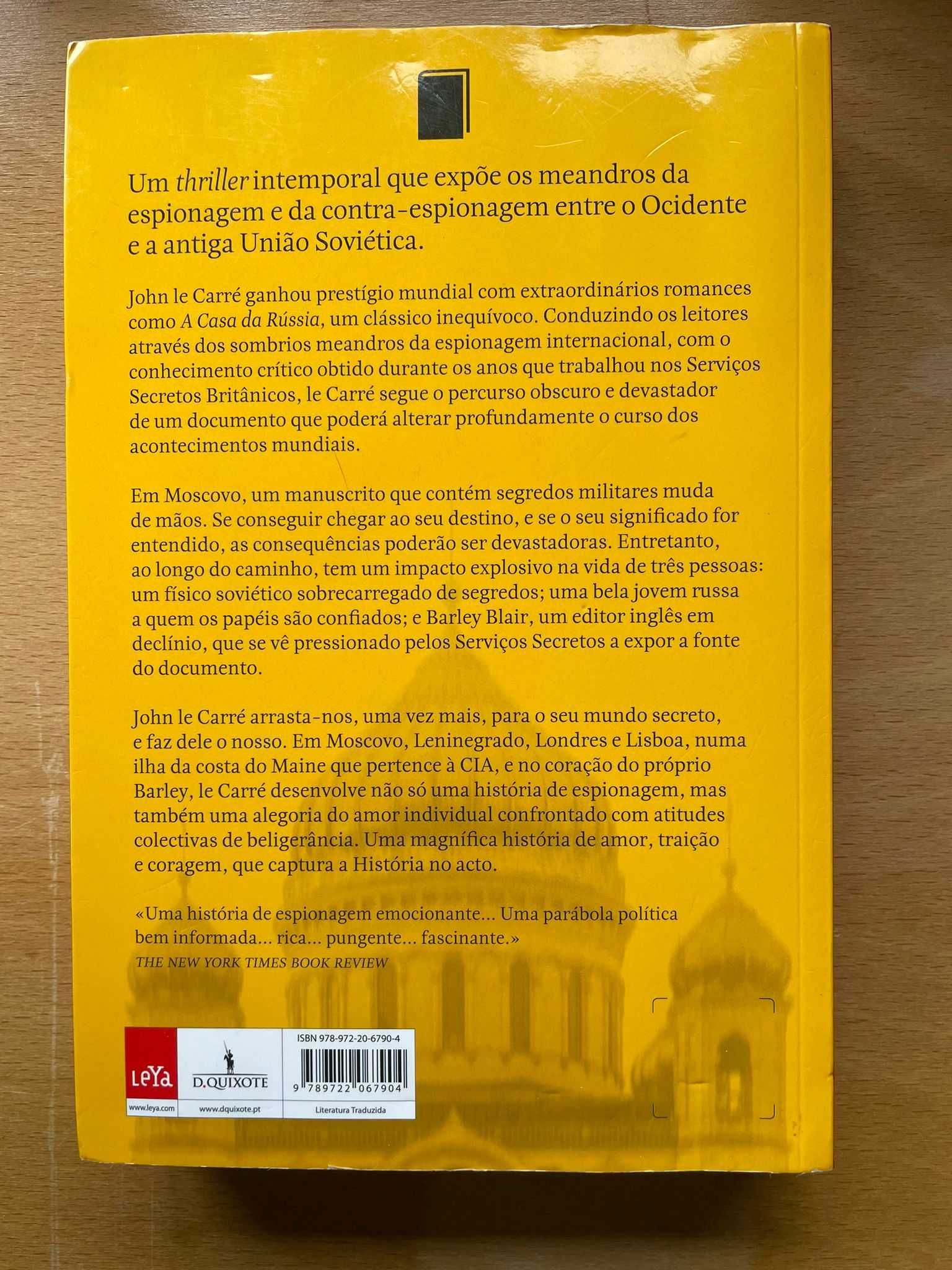 Livro "A Casa da Rússia" - John le Carré