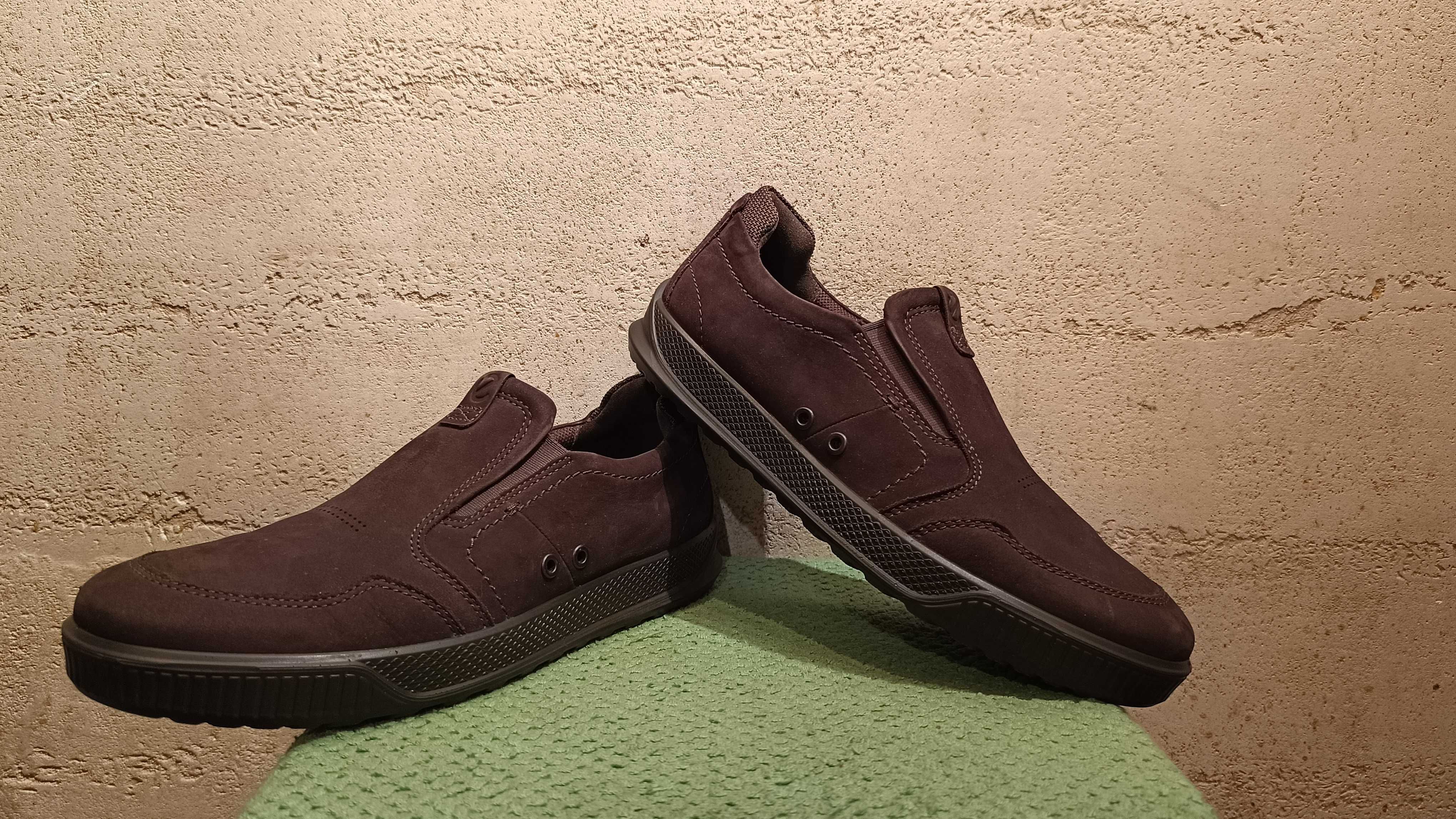 Męskie mokasyny ECCO BYWAY SLIP-ON r.43 skóra stan bardzo dobry