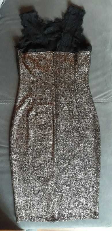 New look sukienka glamour midi L