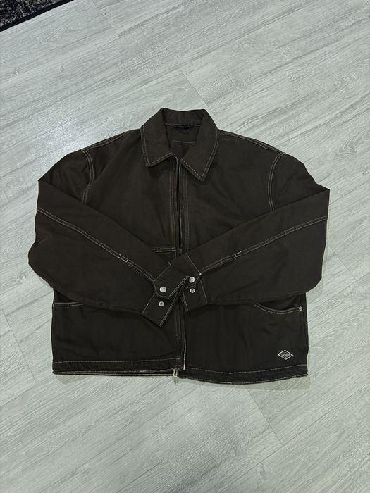 Куртка zara коричнева (джинс)