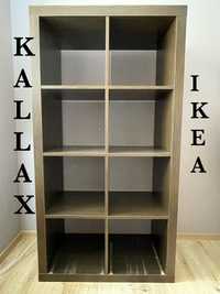 Kallax Ikea ciemny brąz 77x147