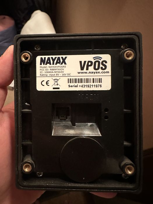 Термінал NAYAX , телеметрія