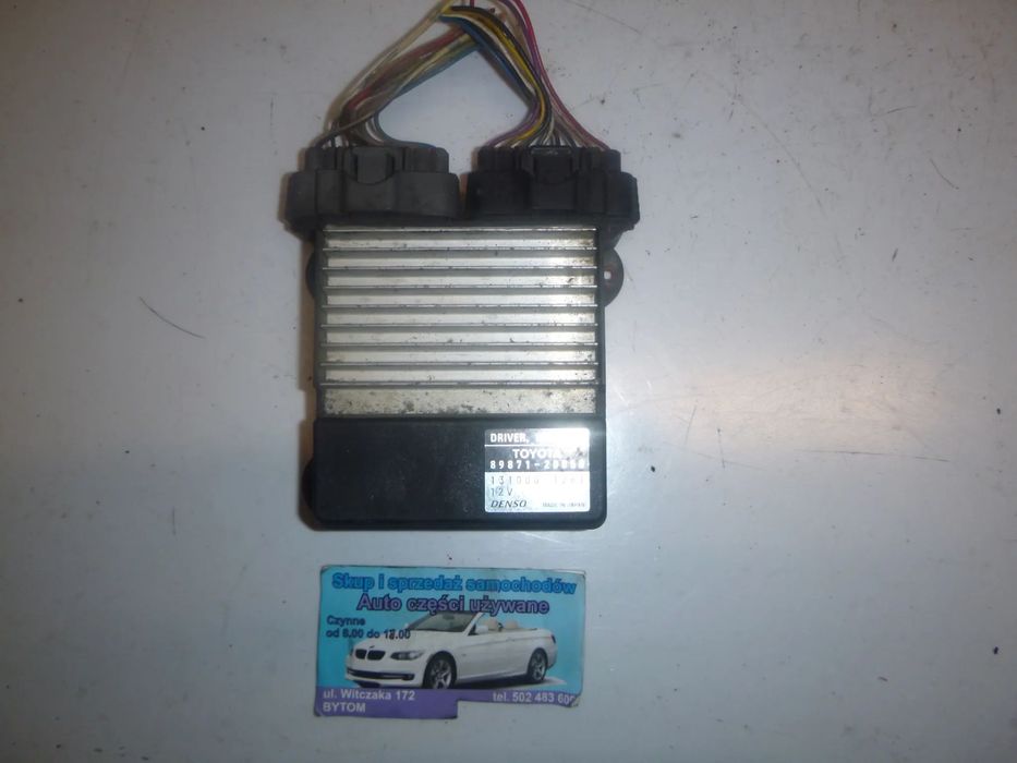 MODUŁ STEROWNIK WTRYSKÓW TOYOTA COROLLA VERSO II 2,0 D4D 2004r 89871-20050