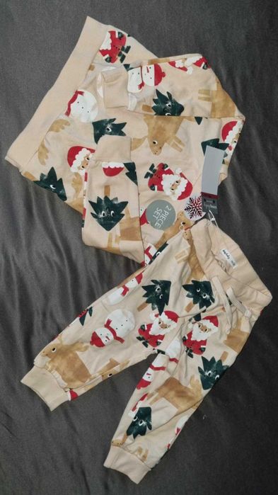 zestaw dres swiateczny nowy 74 sinsay