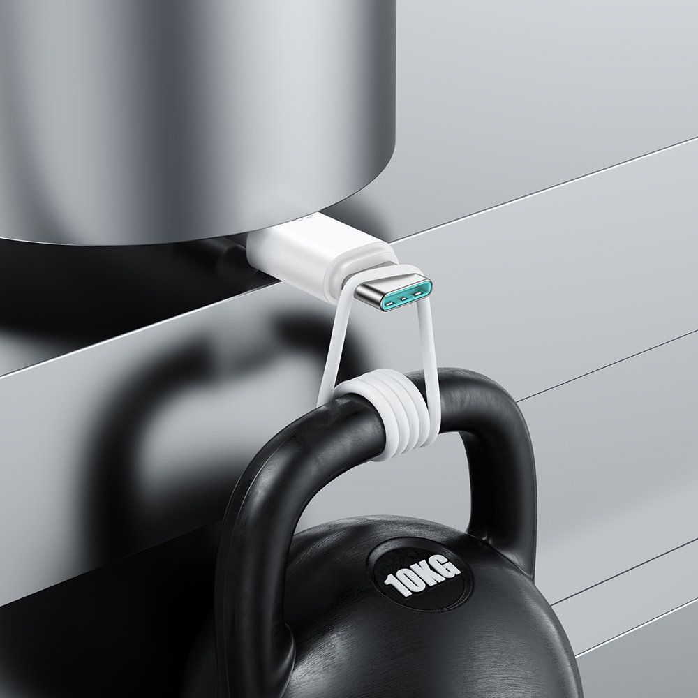 kabel przewód usb-c - usb-c 480mb/s 60w 1m biały