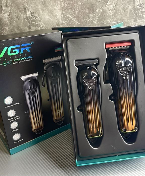 VGR V-646 | Професійна машинка для стрижки та триммер 2 в 1