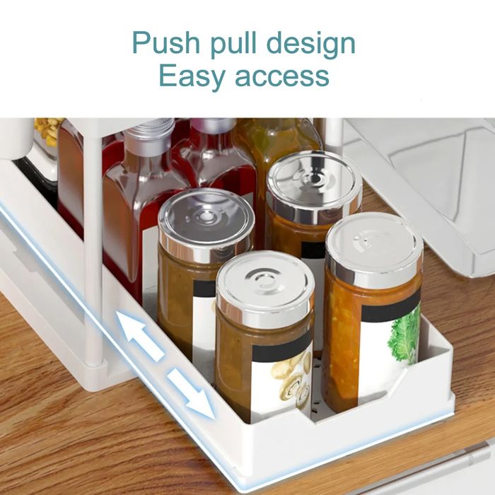 Многофункциональный кухонный органайзер с выдвижным ящиком