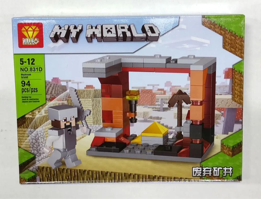 Конструктор MY WORLD MINECRAFT арт. 831D