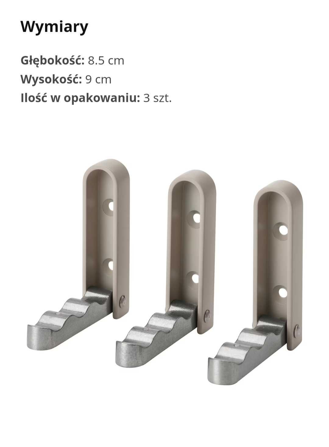 Składany wieszaczek x 3 Szt Ikea Klykett