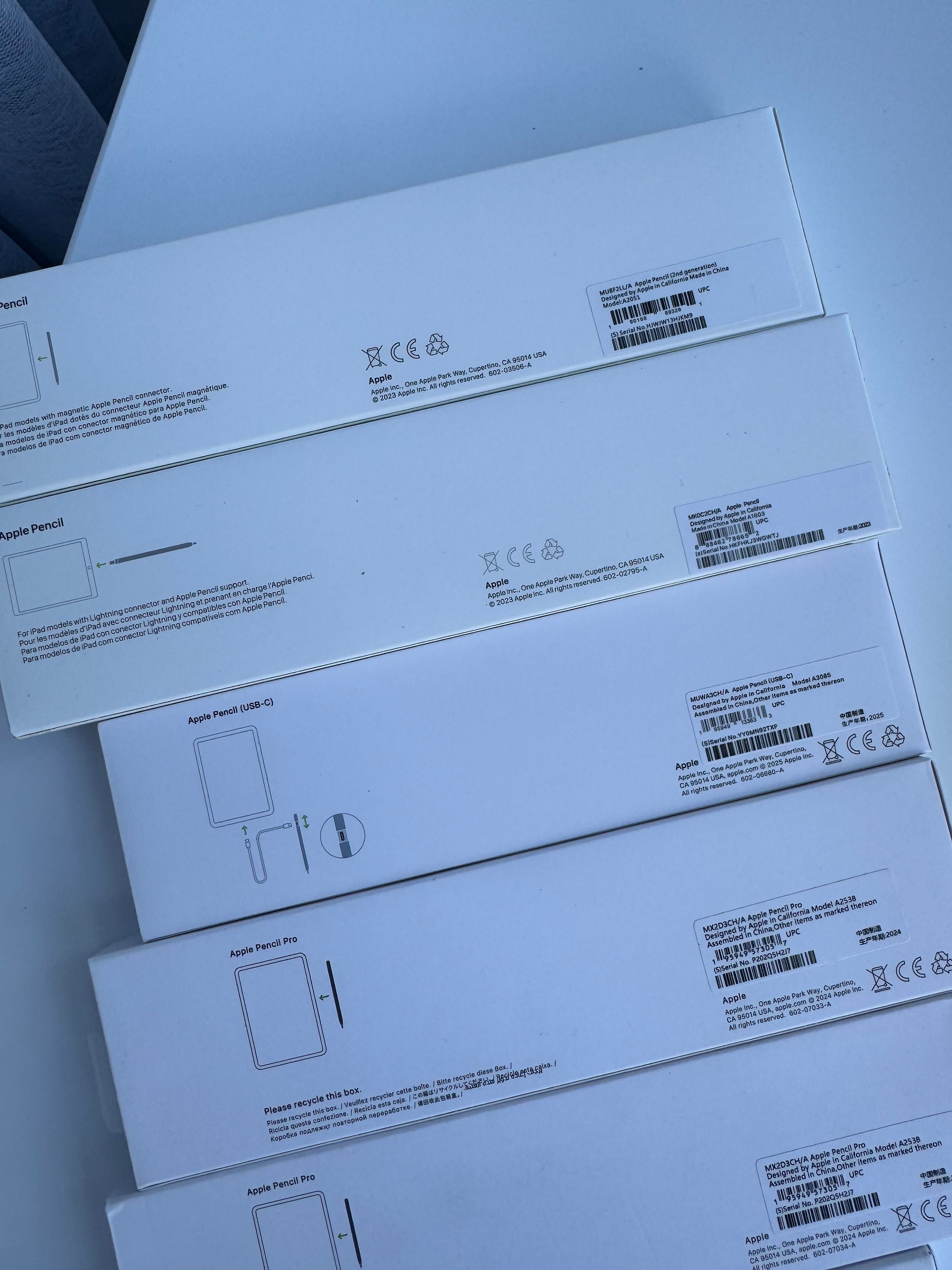 Apple Pencil 1 2 pro type c покоління нові запаковані Епл Пенсил