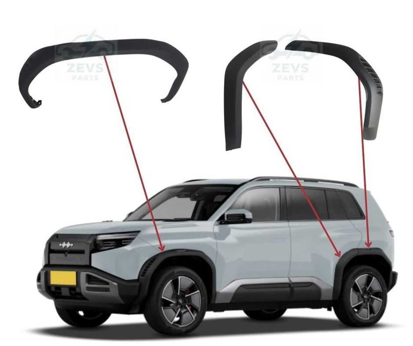 Розширювач накладка акри переднього заднього колеса Leopard 3