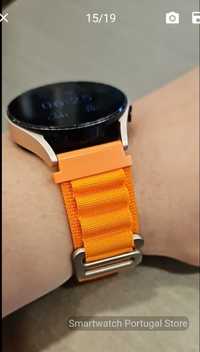 Bracelete 22mm em Nylon Alpine : Laranja