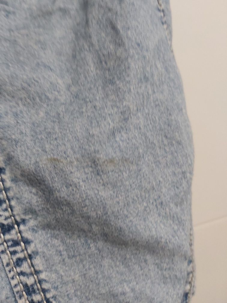 Spodnie jeansowe chłopięce ze SMYKA Cool Club jogger, denim 122 cm.
