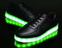 Świecące buty LED najmocniej świecąca podeszwa 7 kolorów wys z Polski