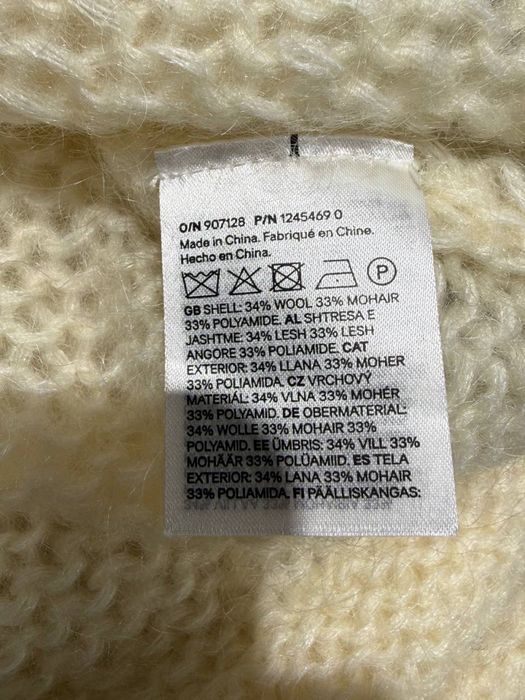 Светр подовжений вовна мохер H&M Edition Cos Arket