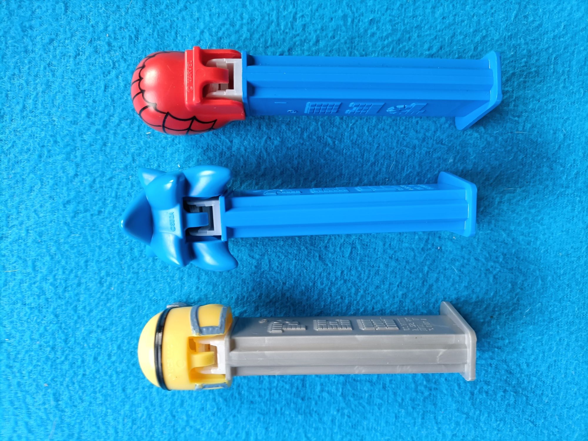Lote 3 paez Sonic Spiderman Minions