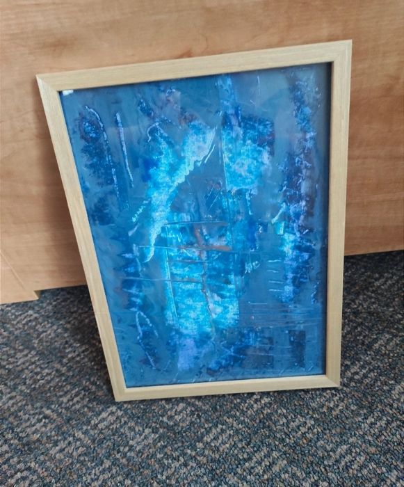 Wyprzedaż Ręcznie malowany obraz na płótnie format A 4