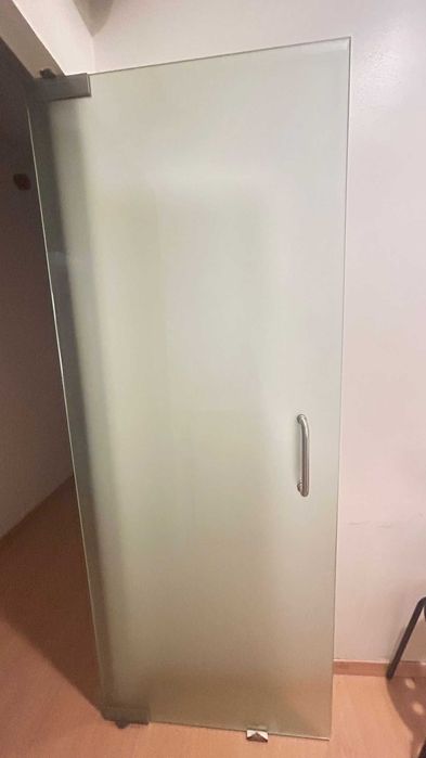 PORTAS DE VIDRO P/ LOJAS E ESCRITÓRIO - 2,00X0,80X 10mm de espessura