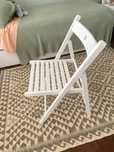 Cadeira ikea branca ripas