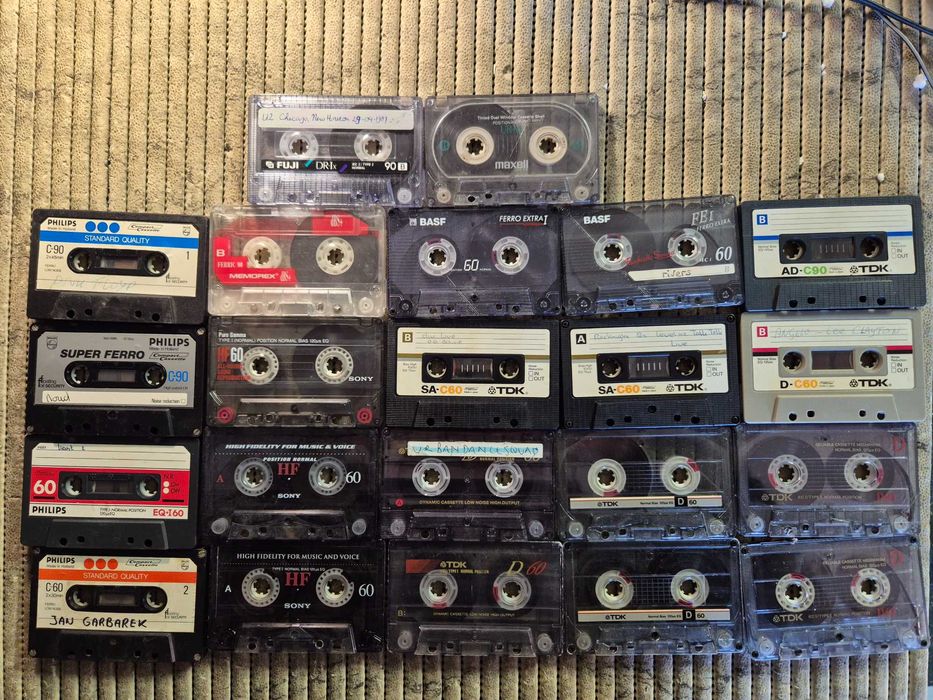 Касети Tdk, Basf ,Sony,Philips , Agfa , Thats , записи U2