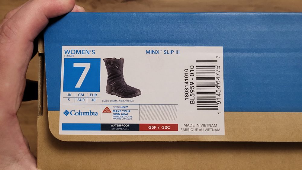 Чоботи жіночі Columbia Minx Mid III Omni-Heat BL5959-010 (ОРИГІНАЛ).