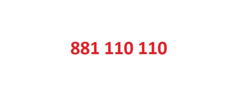 złoty numer 881.110.110