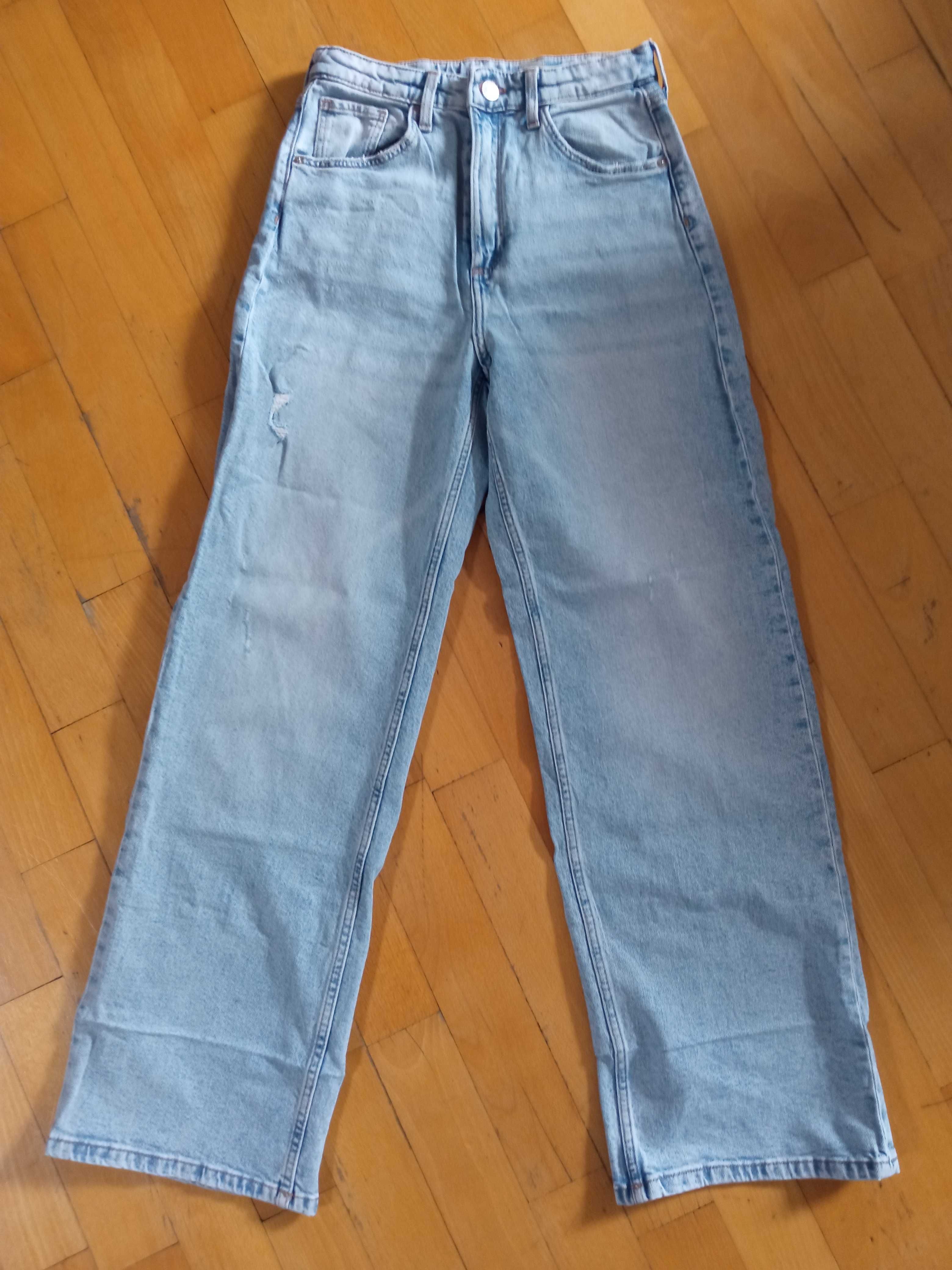 dziewczęce jeansy H&M 158