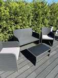 Zestaw mebli ogrodowych sofa i fotele