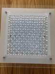 Lampa sufitowa, plafon, biały, ze szklanym kloszem, LED