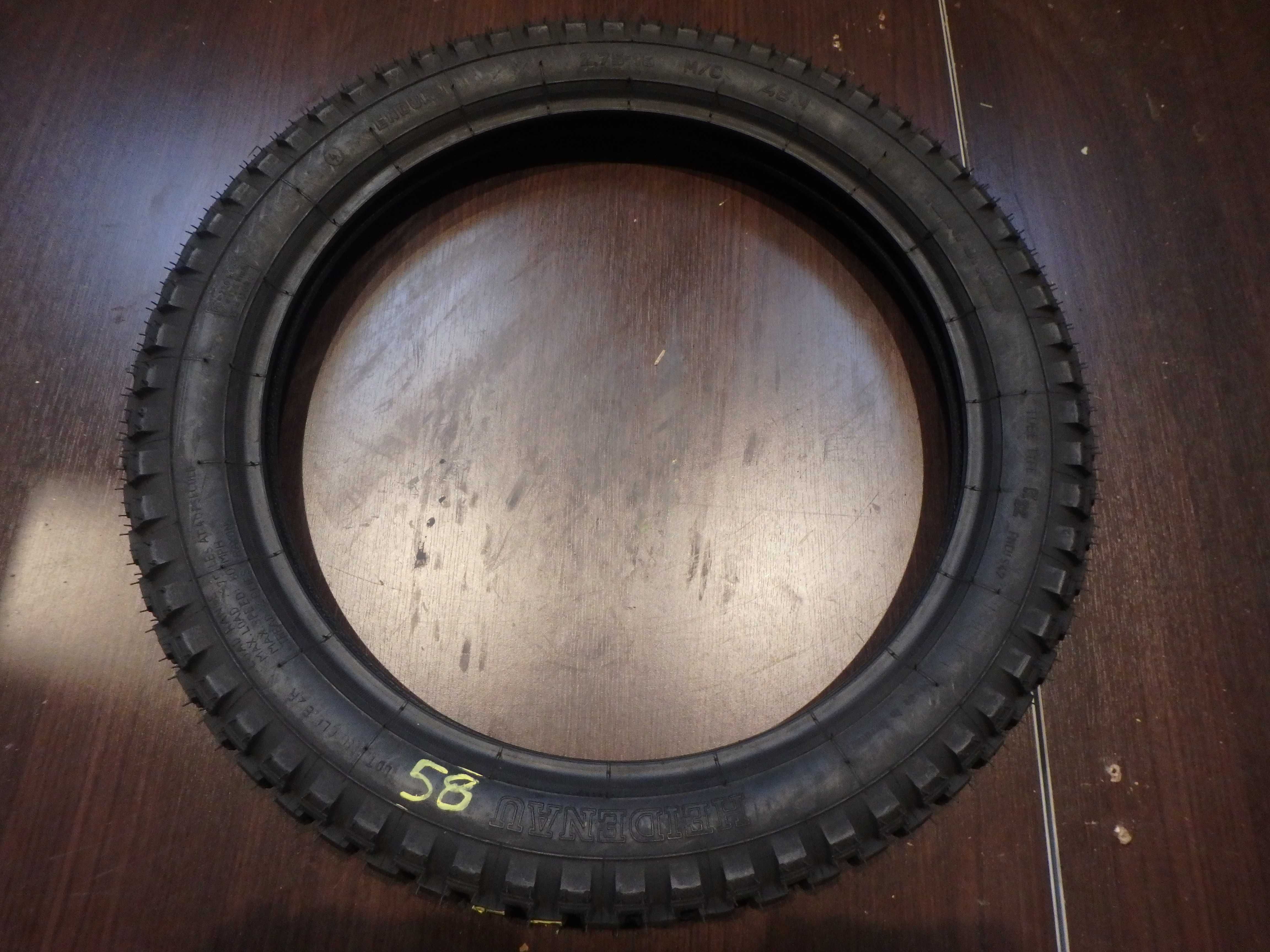 2.75-16 M/C 46M HEIDENAU enduro REINFORCED 18r Nowa! 58
