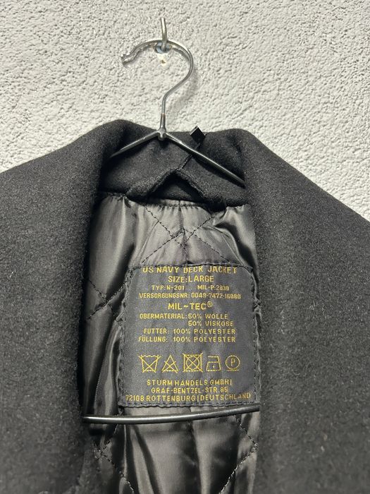 Пальто чоловіче Navy Deck Jacket L двобортне