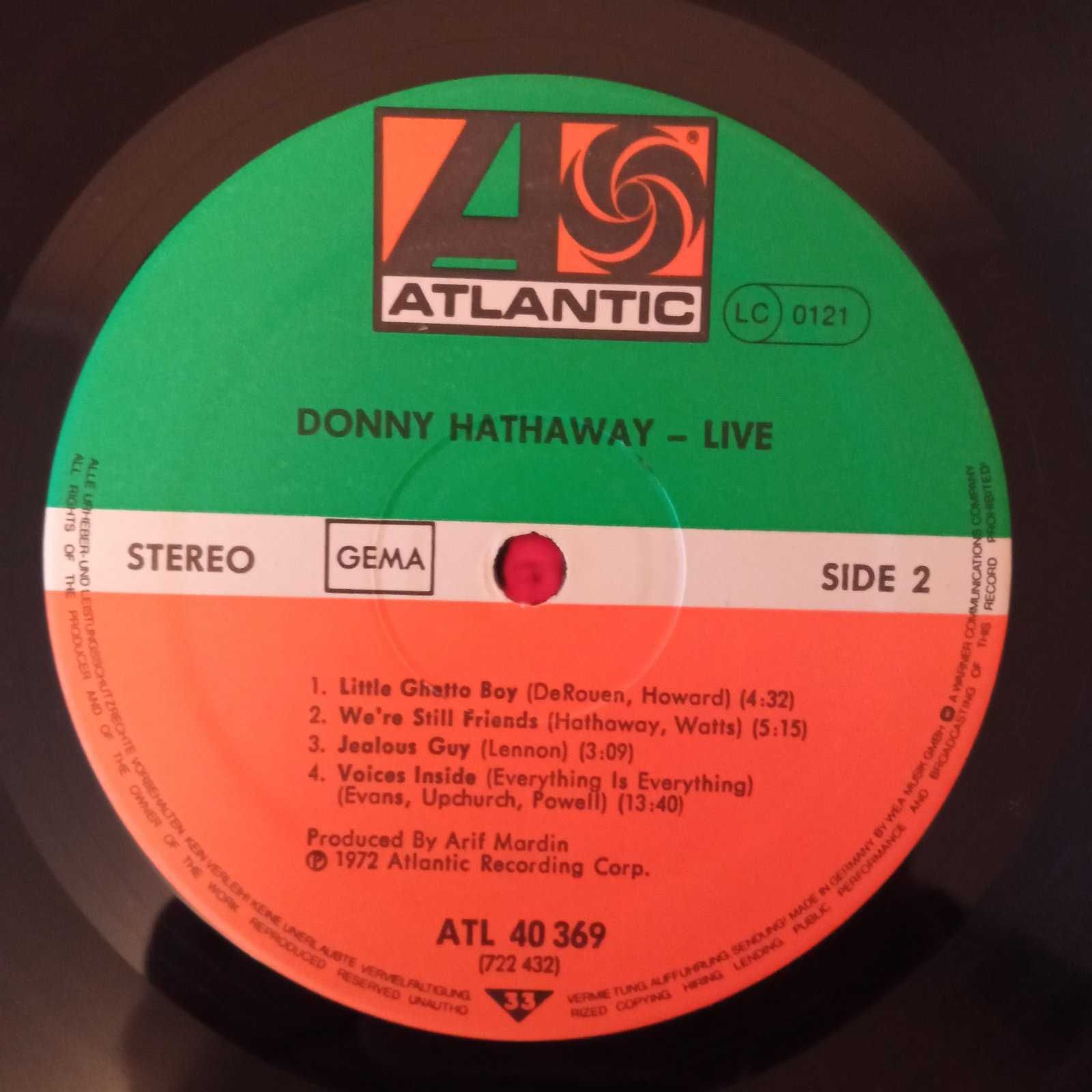 Продам винил  Donny Hathaway – Live