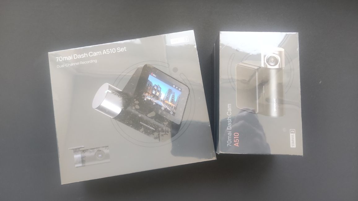 Відеореєстратор Xiaomi 70mai Dash Cam А510 + задня камера RC11, новий