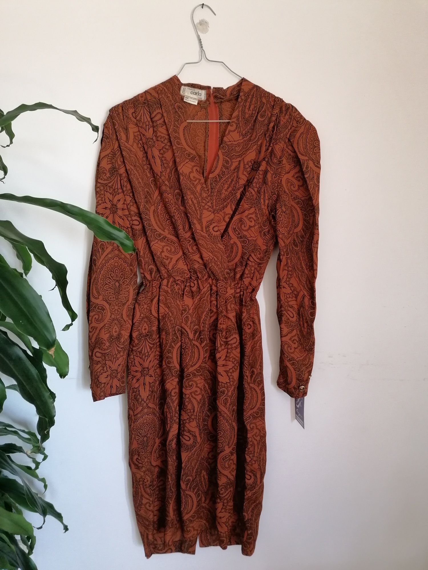 Vestido vintage anos 70