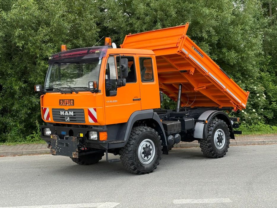 MAN * MAN 10-220 * Kiper Wywrotka Meiller * 4x4 * Zimowe Utrzymanie * Unimog *