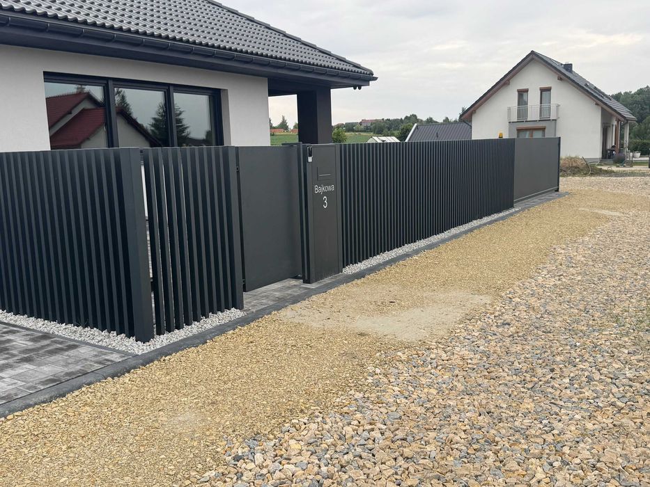 Bramy skrzydłowe przesuwne palisada 10lat gwarancja Montaż