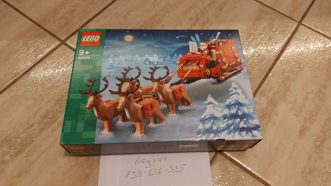 Lego 40499 Sanie Świętego Mikołaja,  nowe