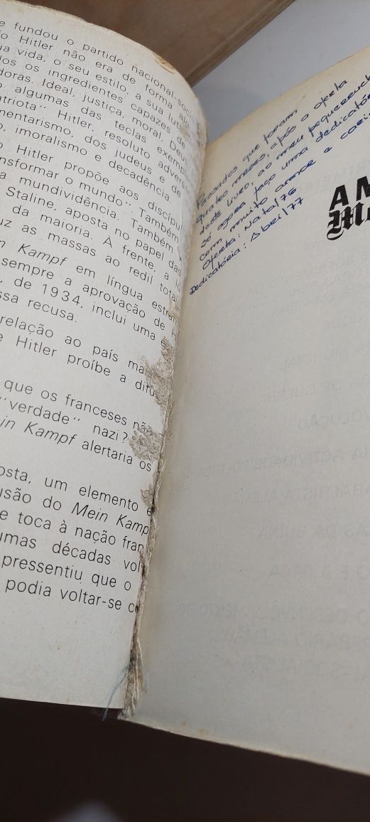A Minha Luta, Mein Kampf - Adolf Hitler (1ª edição portuguesa)