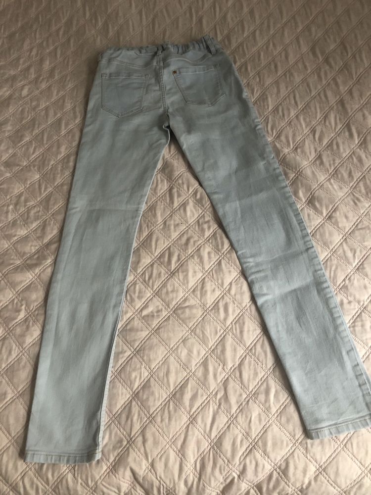 Spodnie jeans dziewczece 164