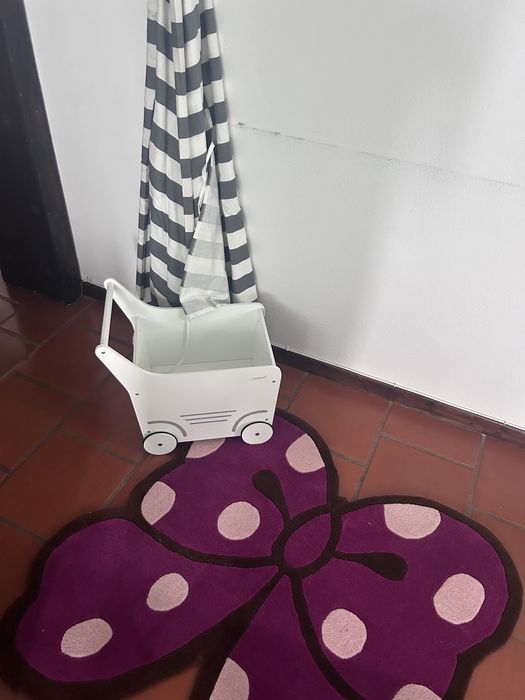 Tenda nova tipi tecido cinza e branco