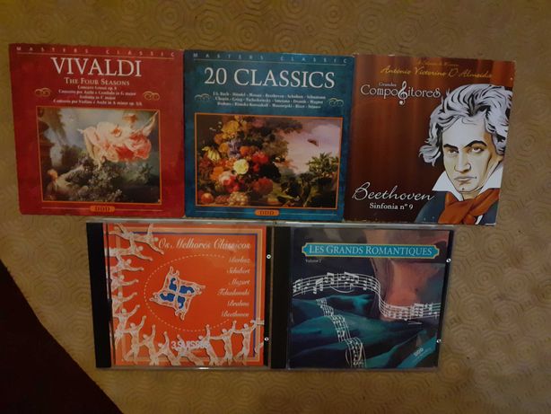 CD - Vivladi, Beethoven, Bach, Mozart, Chopin e outros (ORIGINAIS)