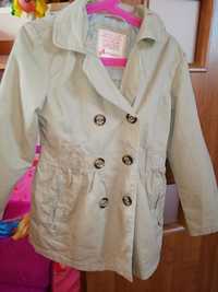Płaszcz wiosenny dla dziewczynki C&A rozmiar 128