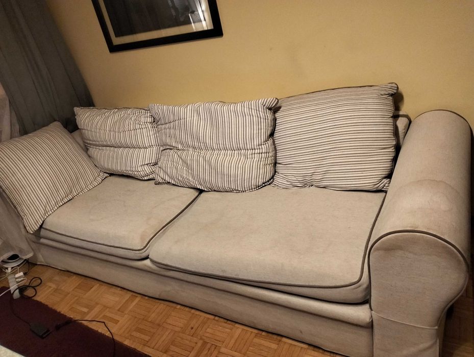 Sofa 240 cm / 100 cm. Oddam za darmo za zabranie i zniesienie z 3 p.