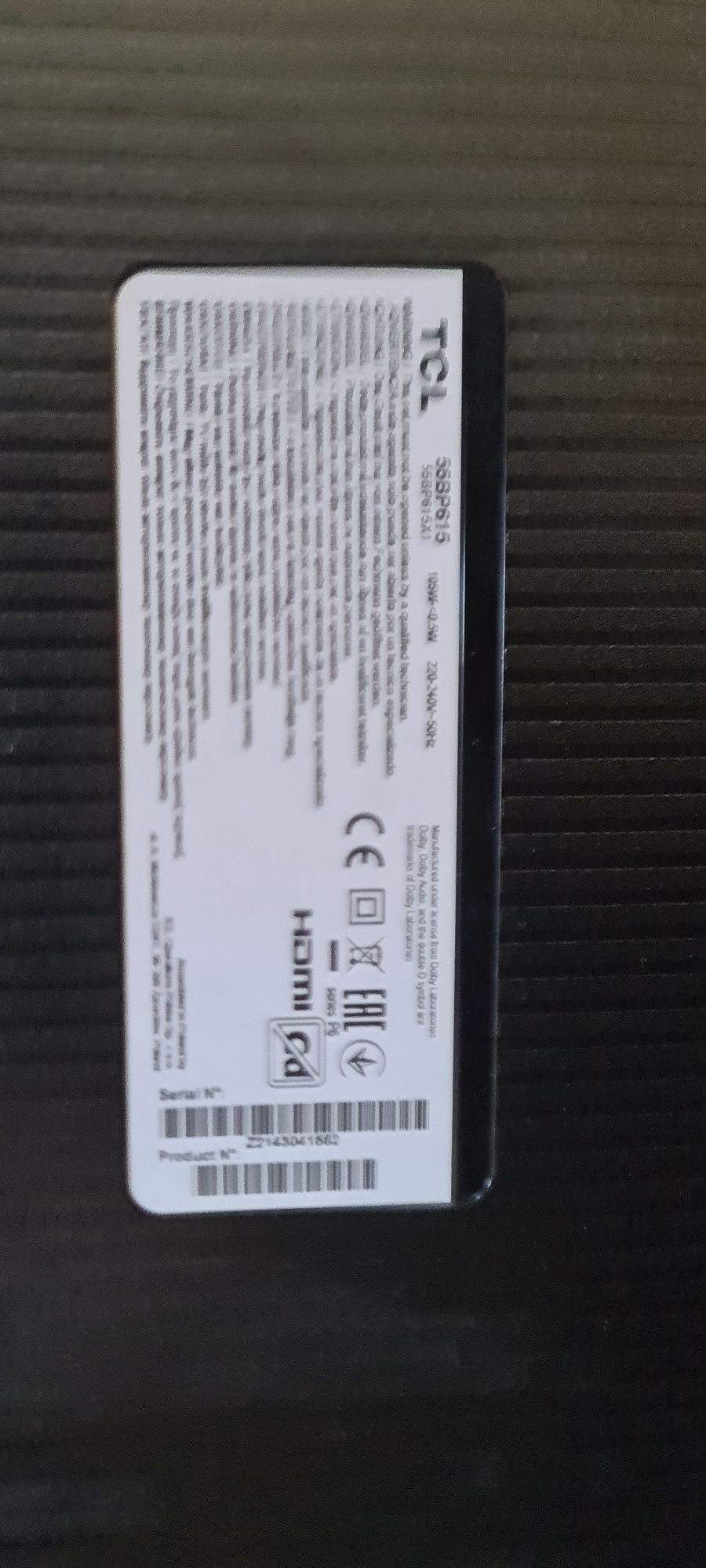 TCL  55BP615 Uszkodzony