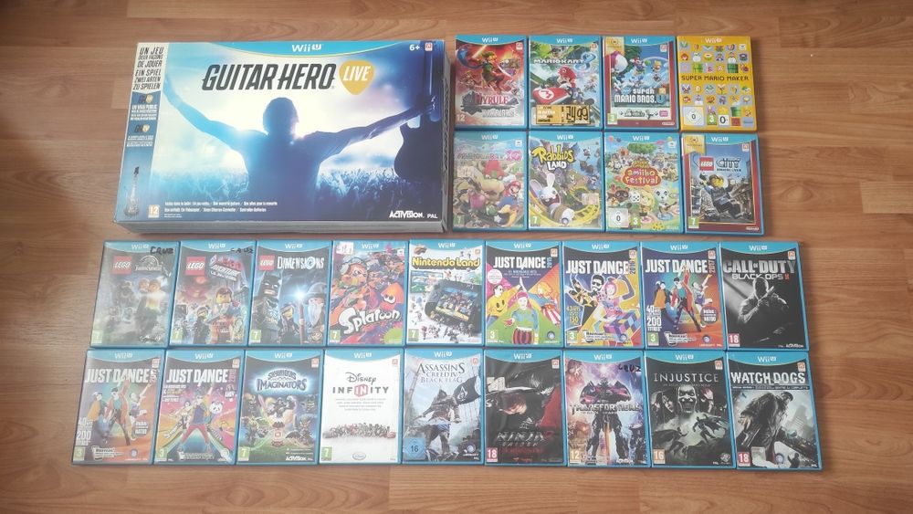 Jogos Wii-U e Wii, GameCube, PC e Guitar Hero
