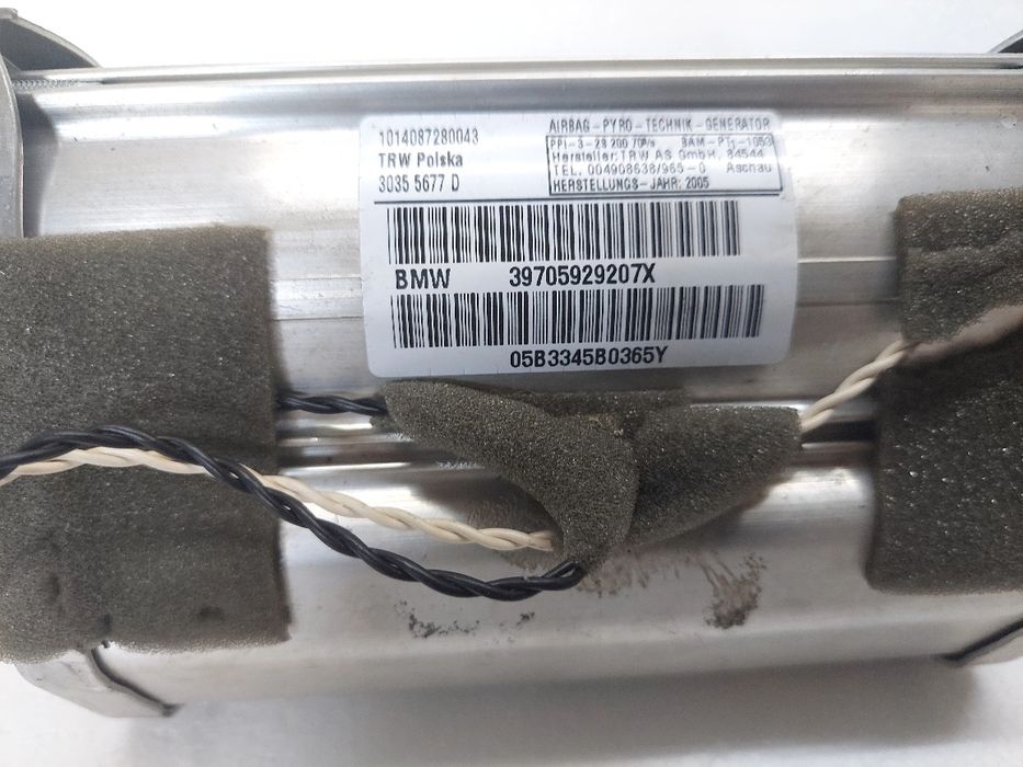 Poduszka powietrzna pasażera BMW E90