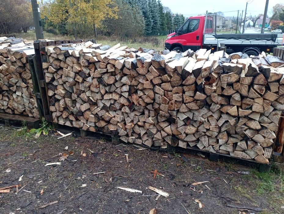 Drewno Opałowe i Kominkowe Dąb, Buk, Grab, Jesion, Brzoza, Sosna