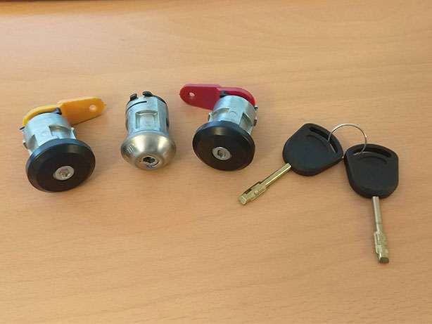 Canhões Portas Ignição + Chaves Ford Fiesta KA Escort (NOVO)
