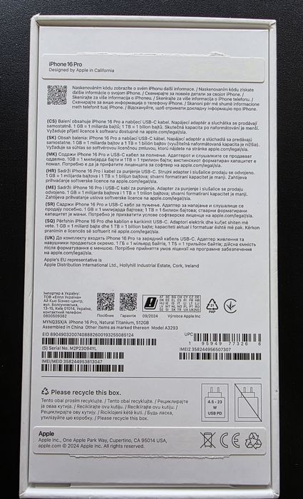 Iphone 16 Pro 512 GB